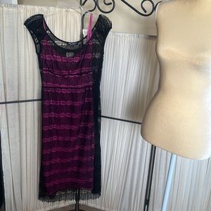 Black lace Betsey Johnson Dress